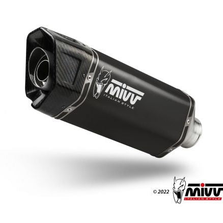 MIVV SR-1 BLACK STAINLESS STEEL SILENCER KYMCO AK 550 2021-2024