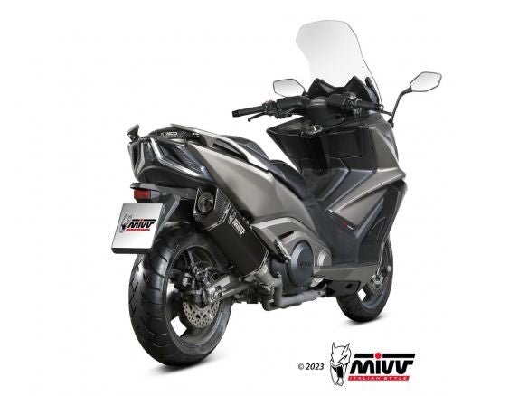 MIVV SR-1 BLACK STAINLESS STEEL SILENCER KYMCO AK 550 2021-2024