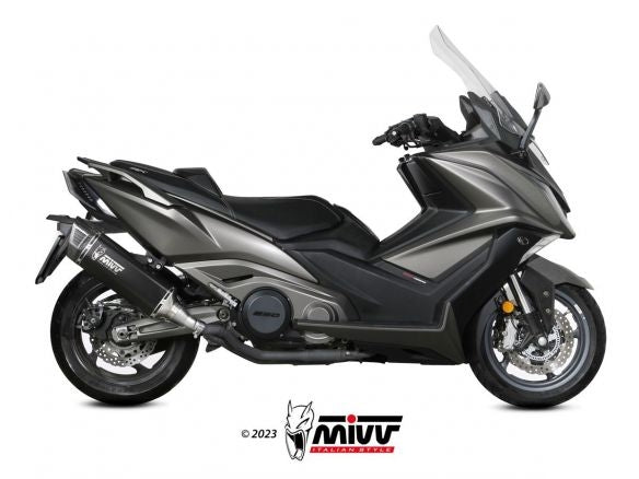 MIVV SR-1 BLACK STAINLESS STEEL SILENCER KYMCO AK 550 2021-2024