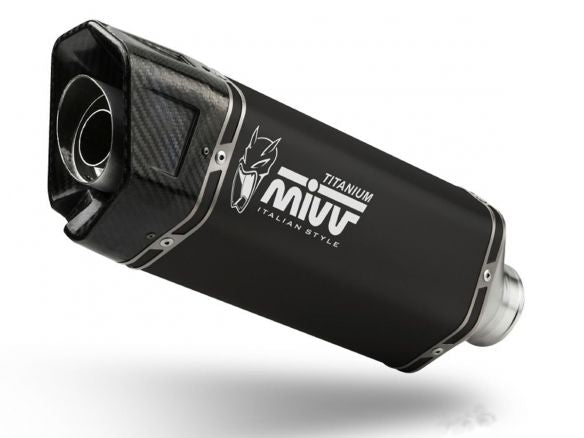 MIVV SR-1 BLACK TITANIUM SILENCER TRIUMPH SPEED TRIPLE 1200 RR / RS 2021-2024