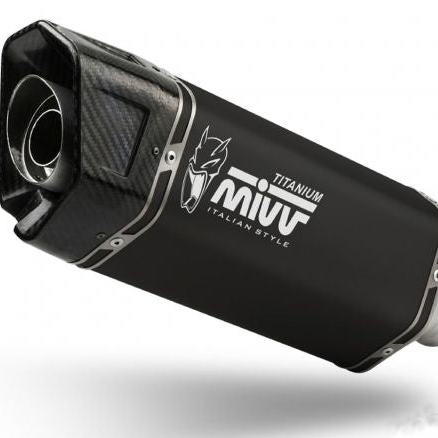 MIVV SR-1 BLACK TITANIUM SILENCER TRIUMPH SPEED TRIPLE 1200 RR / RS 2021-2024