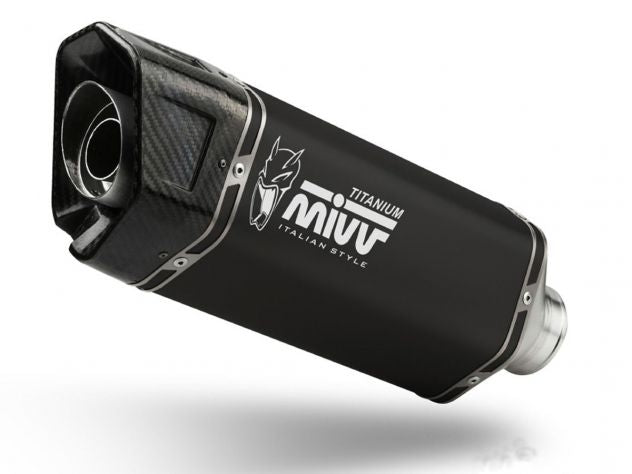 MIVV SR-1 BLACK TITANIUM SILENCER TRIUMPH SPEED TRIPLE 1200 RR / RS 2021-2024