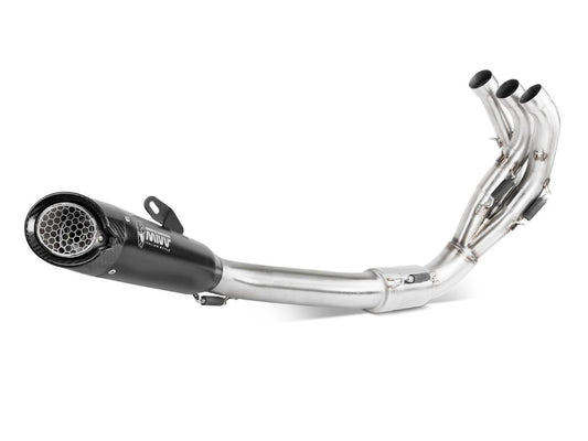 MIVV X-M5 BLACK STAINLESS STEEL SLIP-ON FULL SYSTEM YAMAHA MT-09 /SP /FZ-09 2021-2023