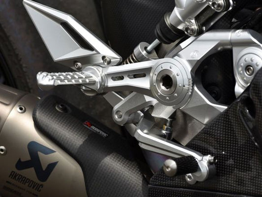 MOTOCORSE ADJUSTABLE REAR SETS KIT DUCATI PANIGALE V4 / S / R