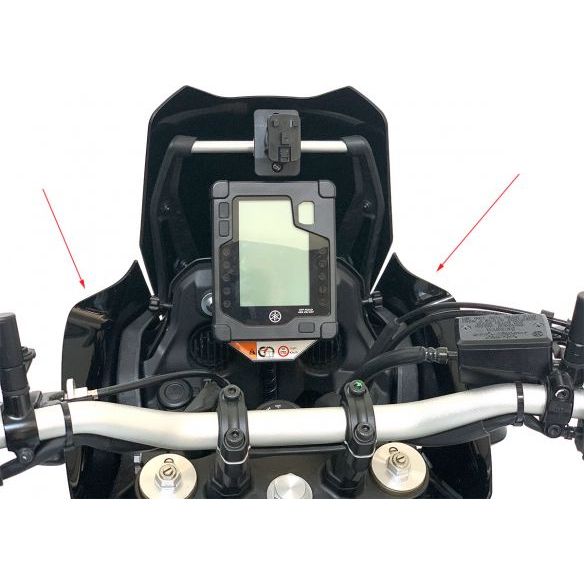 ZIJ DEFLECTORS WRS MATT BLACK YAMAHA TENERE 700 2019-2024