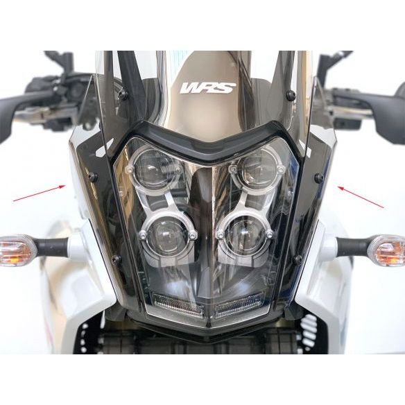 ZIJ DEFLECTORS WRS DARK SMOKED YAMAHA TENERE 700 2019-2024