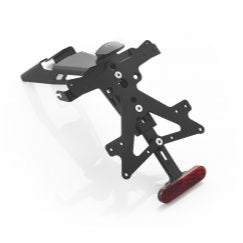 ADJ. LICENSE PLATE HOLDER KIT LIGHTECH KAWASAKI Z 650 2016-2024