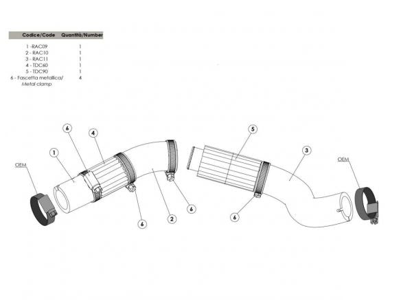 P.T. RADIATOR HEAT SINK DUCATI HYPERMOTARD 950 / SP 2019-2023