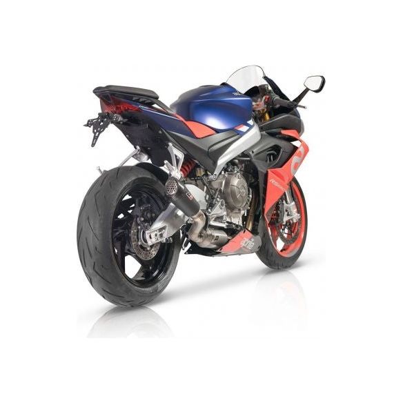 QD Exhaust Gunshot Dark Complete Uitlaatsysteem voor Aprilia RS 660 (2020-2023)