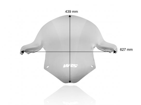 RACE HIGH WINDSCREEN WRS DARK SMOKED +80MM BMW S 1000 RR 2019-2024