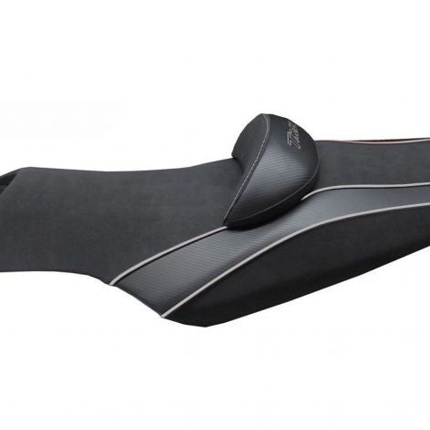 SEAT COVER BART BORD TOTAL BLACK VELVET YAMAHA T-MAX 500 / 530 2008-2016