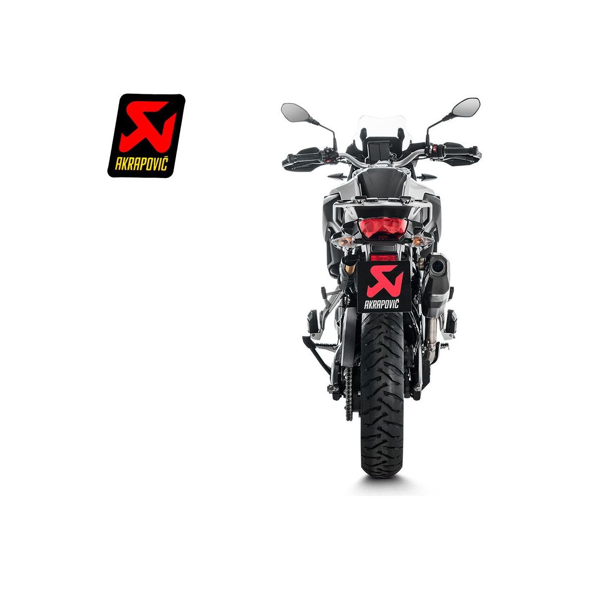 DEMPER AKRAPOVIC TITANIUM ZWART BMW F 850 GS / AVONTUUR 2018-2023