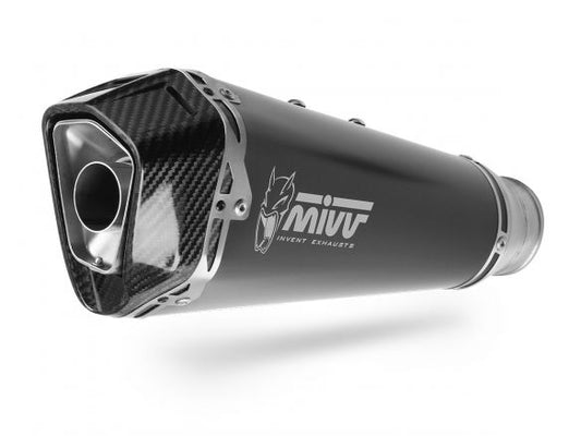 SILENCER MIVV DELTA RACE STAINLESS STEEL BLACK KTM 1290 SUPER DUKE GT 2016-2024