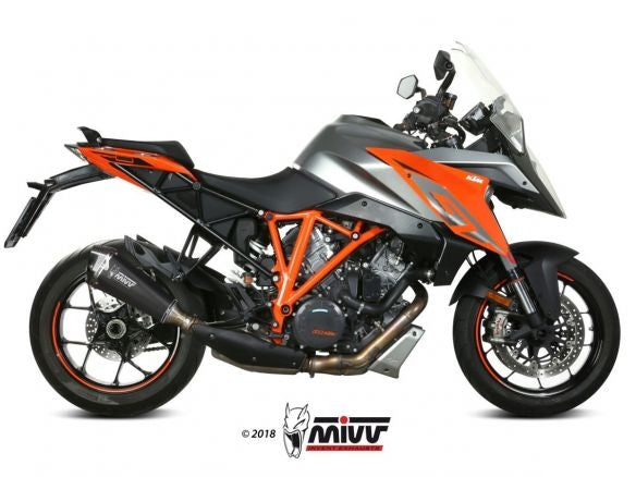 SILENCER MIVV DELTA RACE STAINLESS STEEL BLACK KTM 1290 SUPER DUKE GT 2016-2024