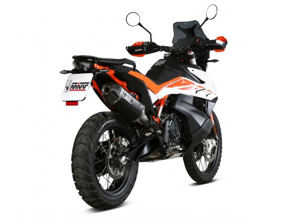 SILENCER MIVV SPORT SPEED EDGE STEEL BLACK KTM 790 ADVENTURE / R 2019-2024