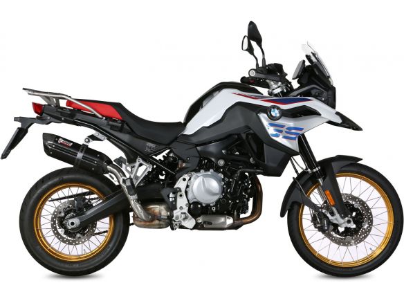 SILENCER MIVV SPORT SUONO STAINLESS STEEL BLACK BMW F 750 GS 2018-2024