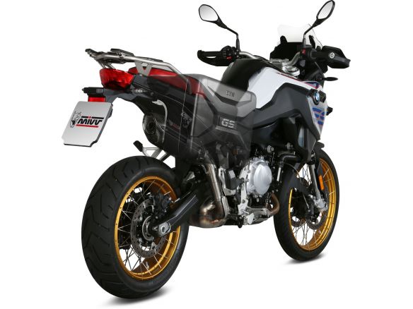 SILENCER MIVV SPORT SUONO STAINLESS STEEL BLACK BMW F 750 GS 2018-2024