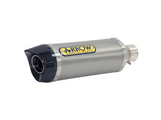 ARROW DARK NICHROM STAINLESS STEEL TERMINAL PRO RACE YAMAHA MT 125 2021-2024