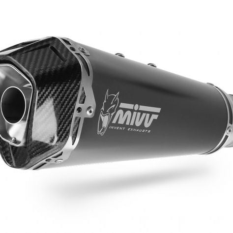 STEEL BLACK SILENCER MIVV DELTA RACE KAWASAKI VERSYS 1000 2019-2024