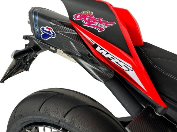 TERMIGNONI COMPLETE EXHAUST SYSTEM 4 EXIT TITANIUM + CARBON TANK DUCATI STREETFIGHTER V4 23-24