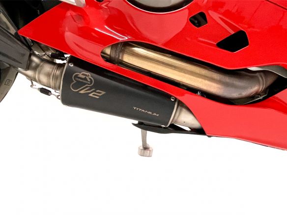 TERMIGNONI COMPLETE SIDE EXHAUST SYSTEM + UPMAP TITANIUM STEEL DUCATI STREETFIGHTER V2