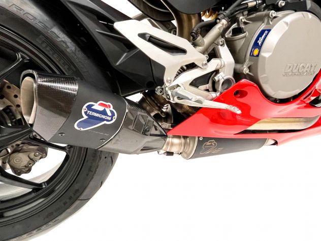 TERMIGNONI COMPLETE SIDE EXHAUST SYSTEM + UPMAP TITANIUM STEEL DUCATI STREETFIGHTER V2