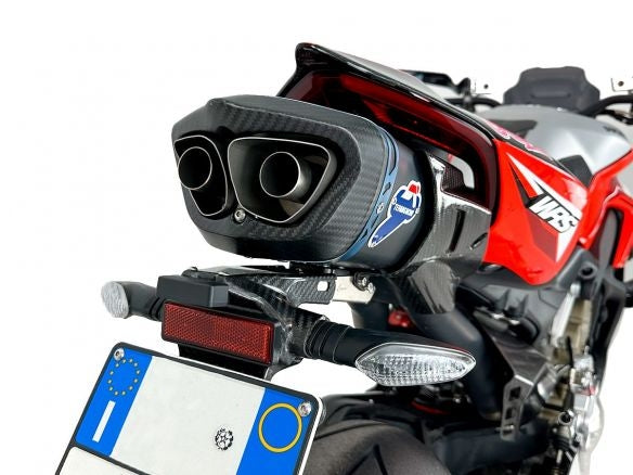 TERMIGNONI EXHAUST SYSTEM + CARBON TANK 4 EXIT BLACK ED DUCATI STRETEFIGHTER V4 23-24