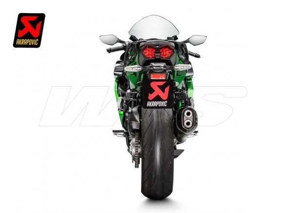 EXHAUST SILENCER AKRAPOVIC CARBON KAWASAKI NINJA H2 SX 2018