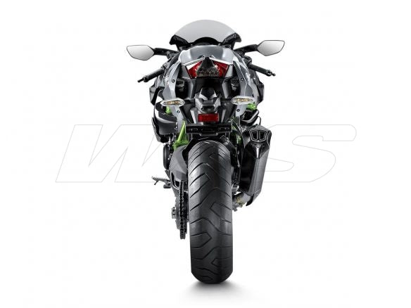 SILENCER SLIP ON AKRAPOVIC FULL CARBON KAWASAKI NINJA H2 / H2R 15-16 APPROVED