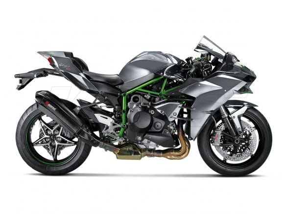 SILENCER SLIP ON AKRAPOVIC FULL CARBON KAWASAKI NINJA H2 / H2R 15-16 APPROVED