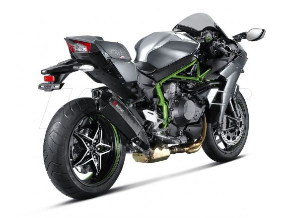 SILENCER SLIP ON AKRAPOVIC FULL CARBON KAWASAKI NINJA H2 / H2R 15-16 APPROVED