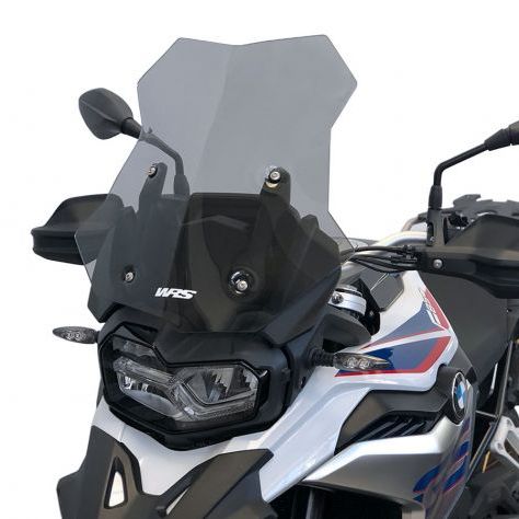 WRS Dark Smoked Caponord Windscherm + Montagekit voor BMW F850GS Adventure 2018-2023