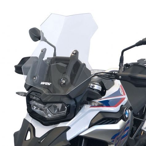 WRS Transparant Caponord Windscherm + Montageset voor BMW F850GS Adventure 2018-2023