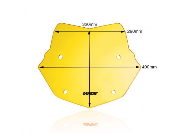 WINDSCREEN ENDURO WRS YELLOW BMW R 1250 GS / ADVENTURE 2018-2023