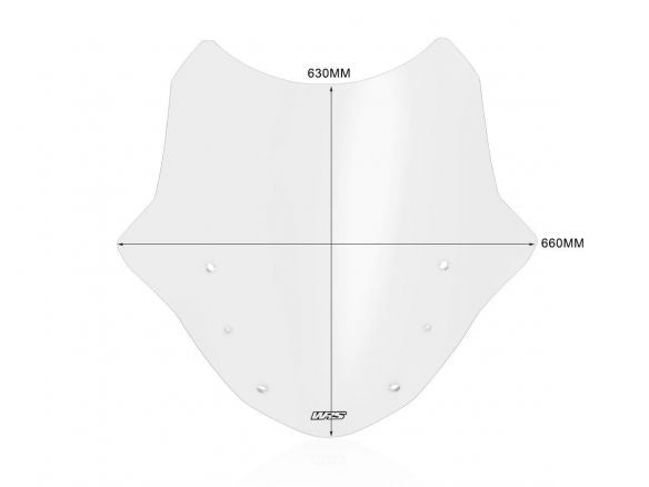 WRS TOURING TRANSPARENT WINDSCREEN BMW R 1200 RT 2014-2018