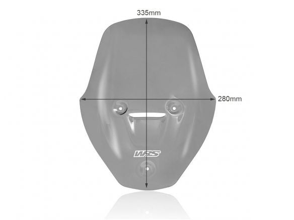 WRS WINDSCREEN TOURING DARK SMOKED DUCATI DIAVEL V4 2023-2024