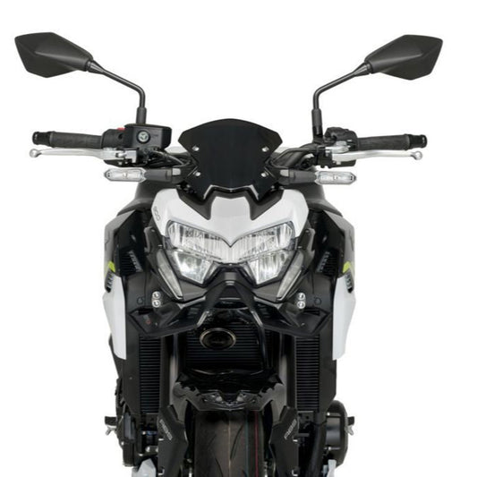 Naked Front Spoiler mat zwart Puig voor Kawasaki Z900 '20-