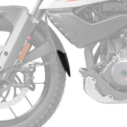 Achterspatbord verlenger mat zwart voor het originele spatbord KTM 390 Adventure '20-