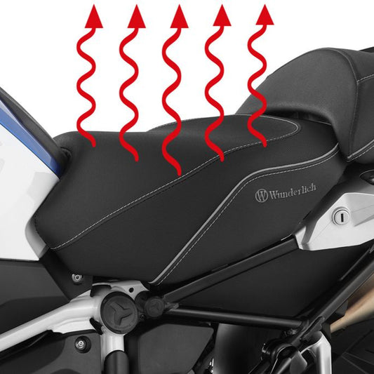 Zadel Wunderlich zwart AKTIVKOMFORT with seat heating Smart Plug & Play BMW R1250GS / Adv.