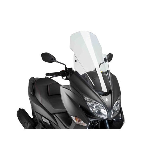 Vervangingsruit V-Tech Line touring Puig voor Suzuki Burgman 400 ’17- transparant