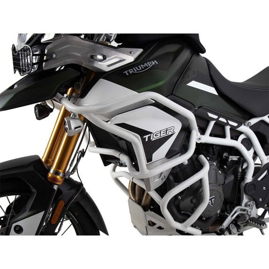 Tank valbeugel (tank guard) wit Hepco&Becker Triumph Tiger 900 Rally / GT / Pro '20-