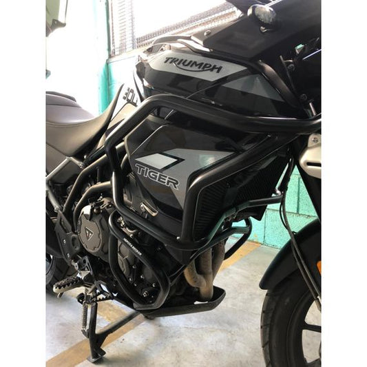 Valbeugel boven SOLID (tank guard) zwart Hepco&Becker Triumph Tiger 850 Sport '21-