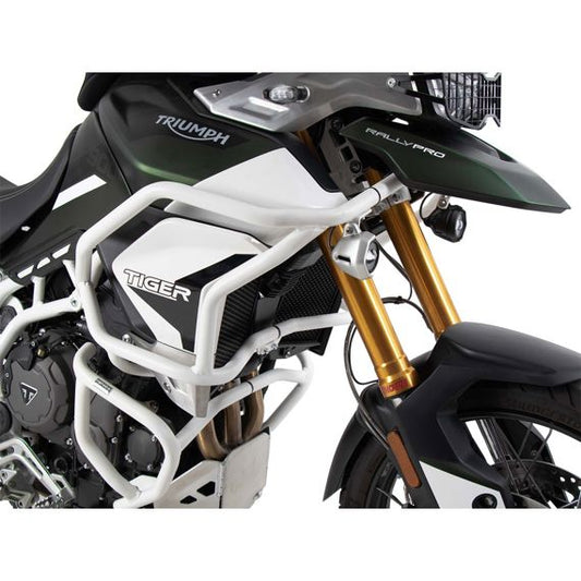 Valbeugel boven SOLID (tank guard) wit Hepco&Becker Triumph Tiger 850 Sport '21-