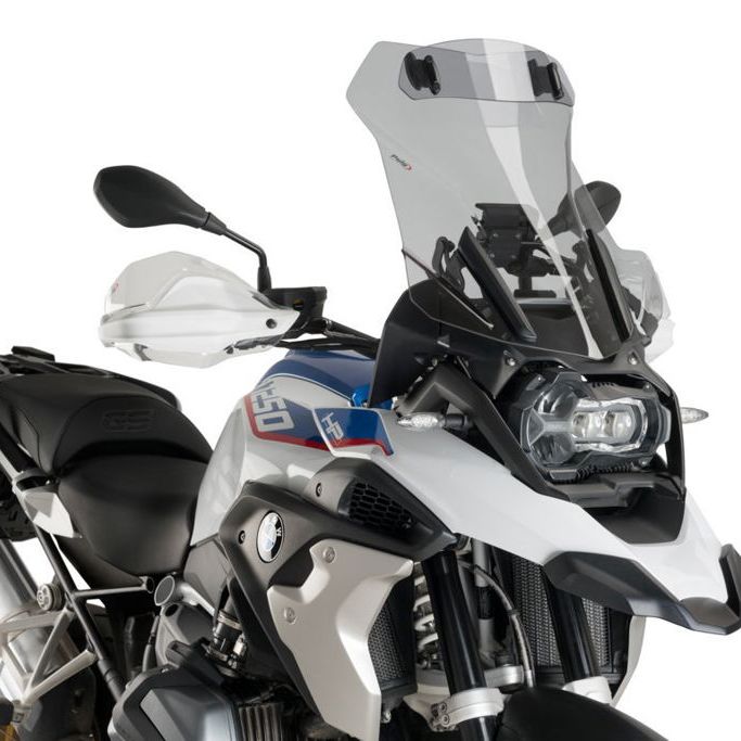 Vervangingsruit touring met opzetruitje licht getint Puig BMW R1200/1250GS / ADV '13-23