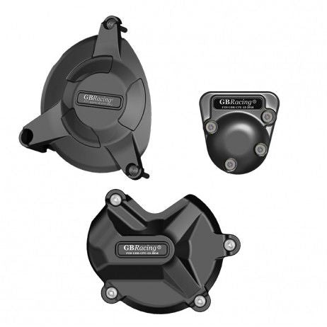 GB-Racing engine cover set BMW S1000RR 2009-2016 (koppeling, pulse en dynamo)