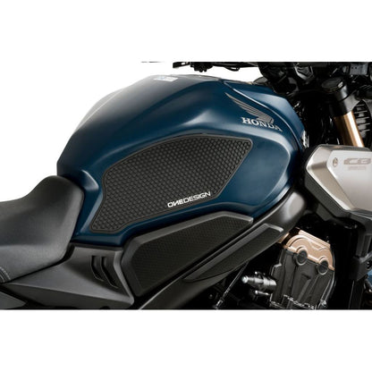 Tank protector/grip stickers zwart Puig Honda CB650R Neo Sports Cafe '19-