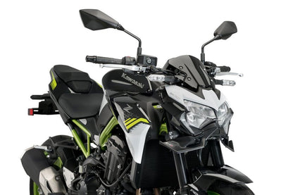 Naked Front Spoiler carbon look Puig voor Kawasaki Z900 '20-