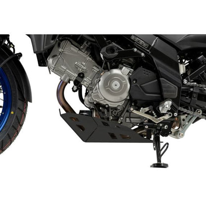 Carterplaat zwart aluminium Puig Suzuki DL650 V-Strom / XT  '21-