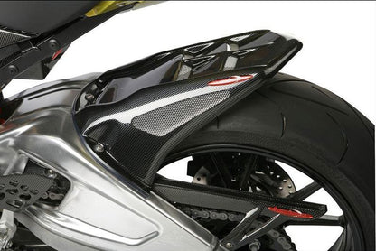 Achterspatbord sport-line carbon met goud gaas BMW S1000RR 2010- UVK