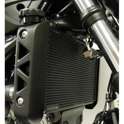 Radiatorcover zwart Evotech Performance Suzuki SV650 '16-